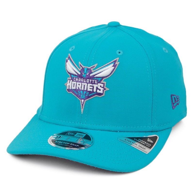 New Era 9FIFTY Charlotte Hornets Snapback Cap – Stretch Snap – Teal Small/Medium
