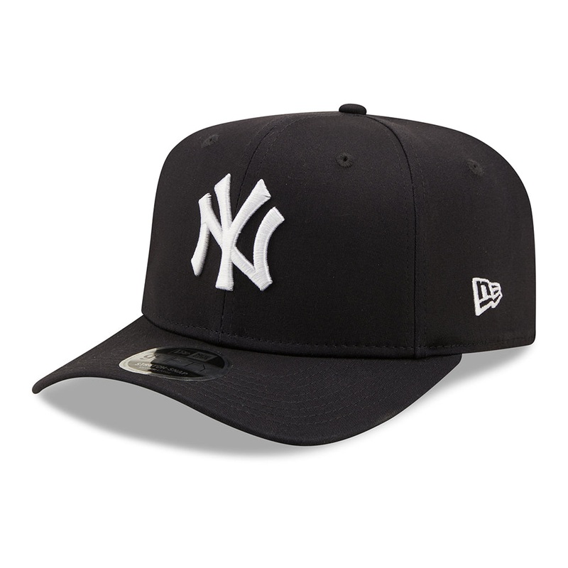 New Era 9FIFTY New York Yankees Stretch Snapback Cap – MLB Team Colour – Navy Blue Small/Medium