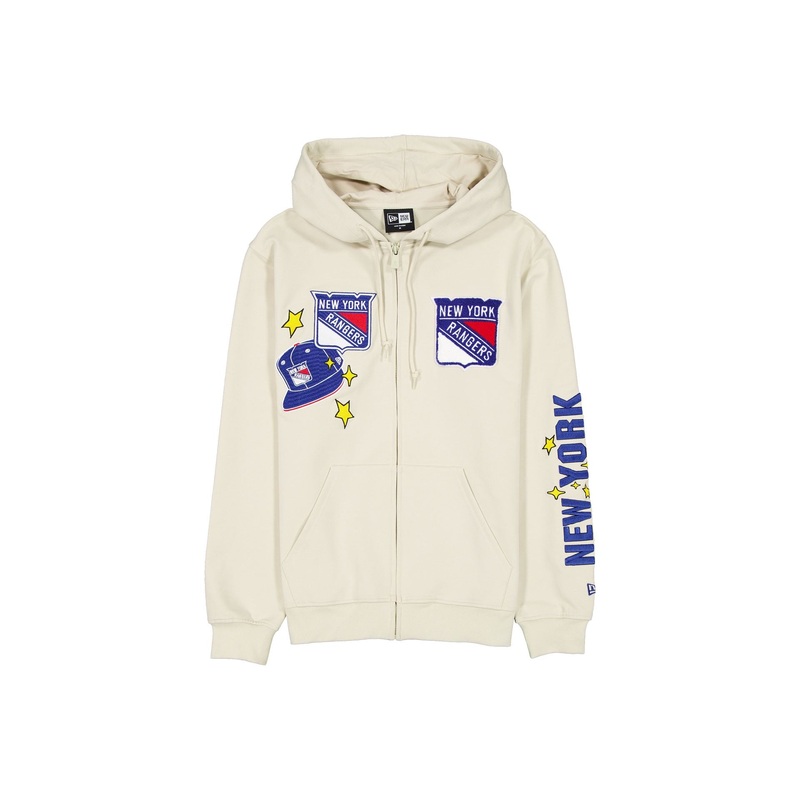 New York Rangers Stone Logo Select Full-Zip Hoodie S