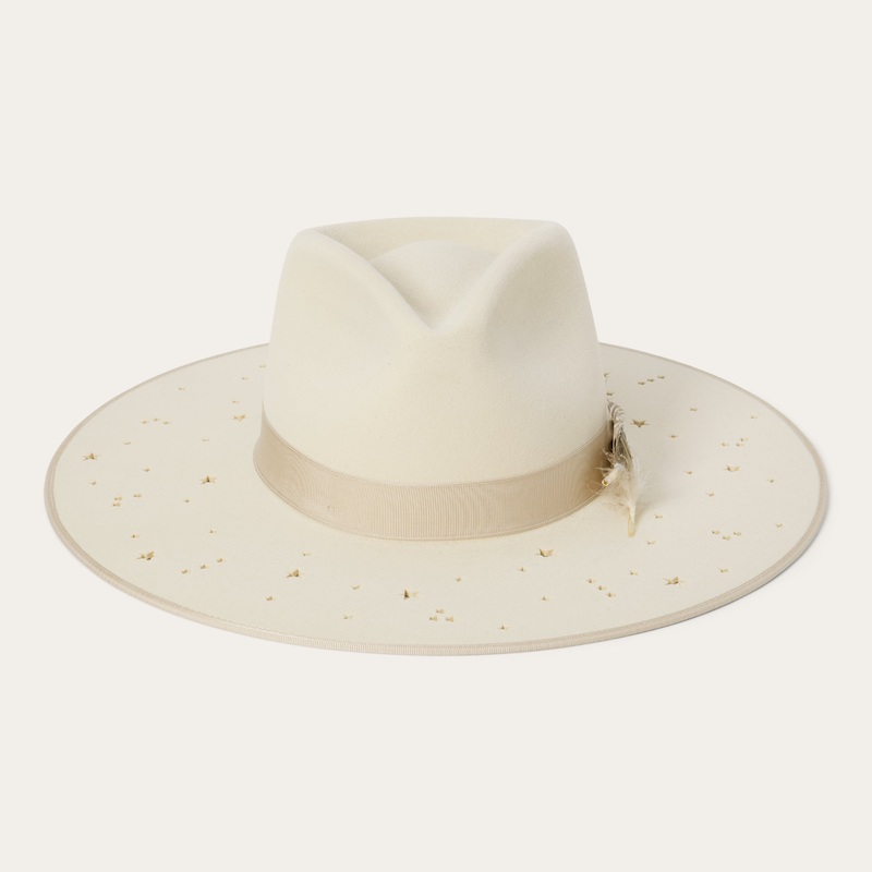 Night Sky Fedora Bone S