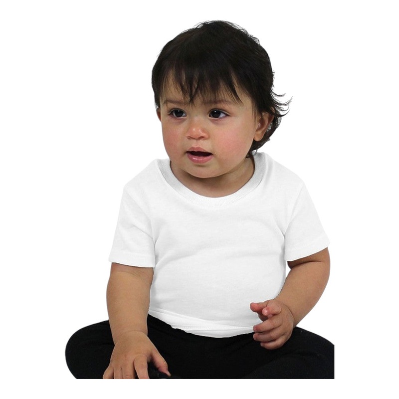 Royal Apparel Infant Organic Short Sleeve T-Shirt  Style 5131ORG Made in USA Natural 3/6 Months