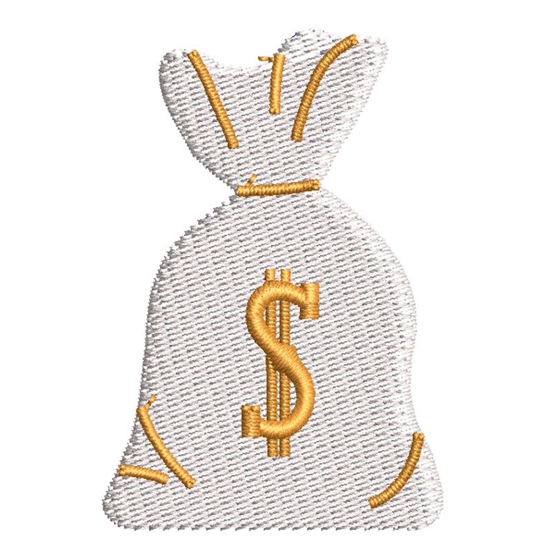 Sheriff Money Bag Logo Sheriff Money Bag Logo One Size