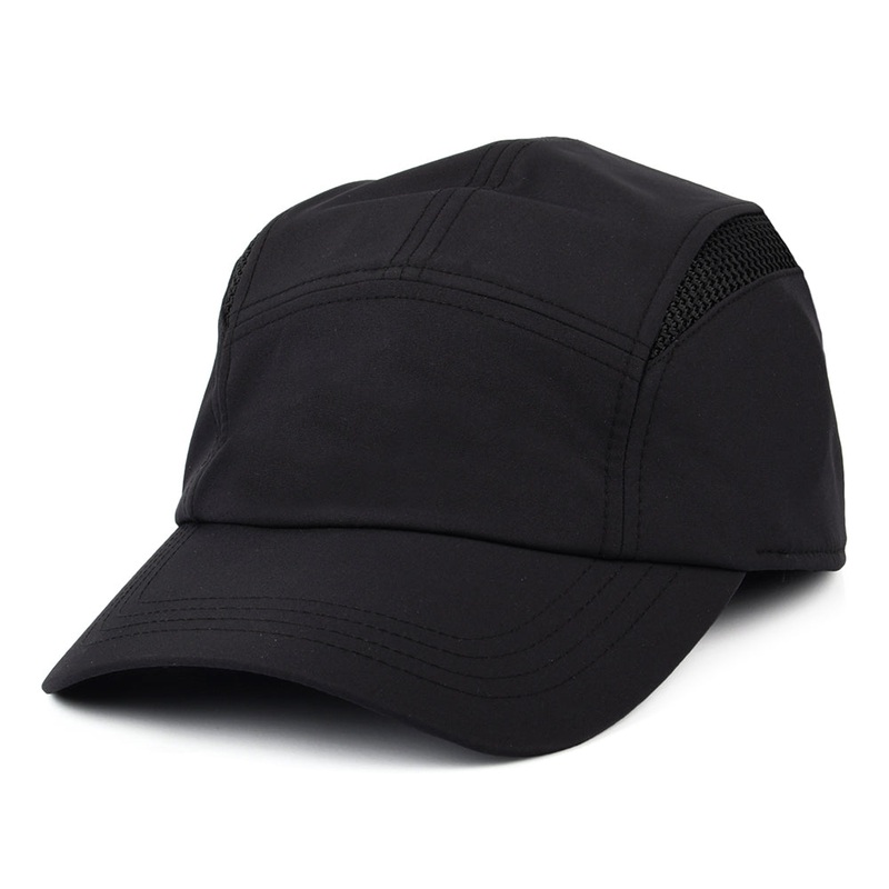 Tilley Hats Airflo Recycled 5 Panel Cap – Black Small/Medium
