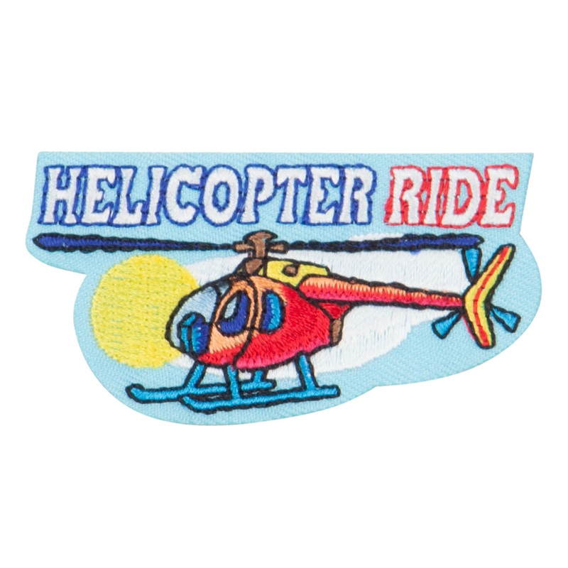 Airplane Ride Tour Patches Lt Blue One Size