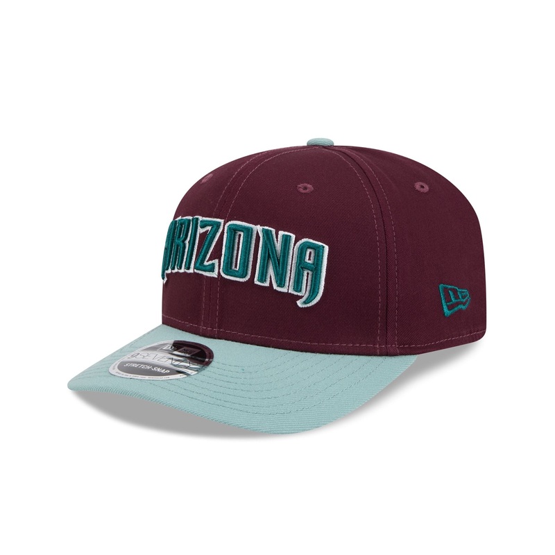 Arizona Diamondbacks Maroon 9SEVENTY Stretch-Snap Hat One Size