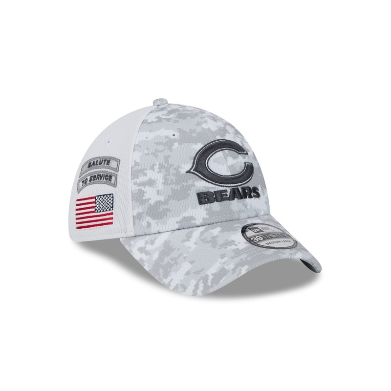 Chicago Bears 2024 Salute to Service 39THIRTY Stretch Fit S/M