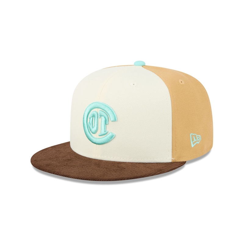 Deportivo Toluca FC Tan 59FIFTY Fitted Hat 7