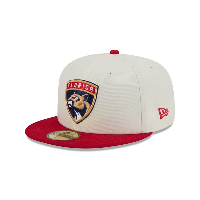 Florida Panthers Chrome White 59FIFTY Fitted Hat 7