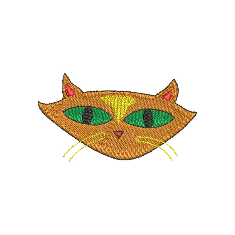 Halloween Cat with Green Eyes Default Title One Size