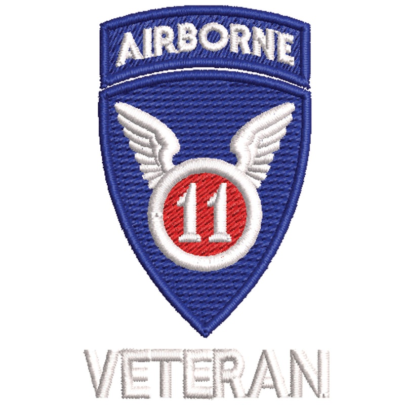 Licensed 11th Airborne Division Veteran Symbol Licensed 11th Airborne Division Veteran Symbol One Size