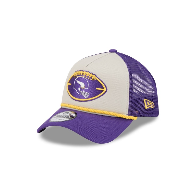 Minnesota Vikings 2024 Historic Sideline 9FORTY A-Frame Snapback Hat One Size