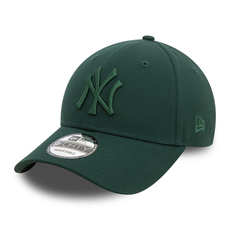 New Era 9FORTY New York Yankees Baseball Cap – MLB League Essential – Dark Green Adjustable