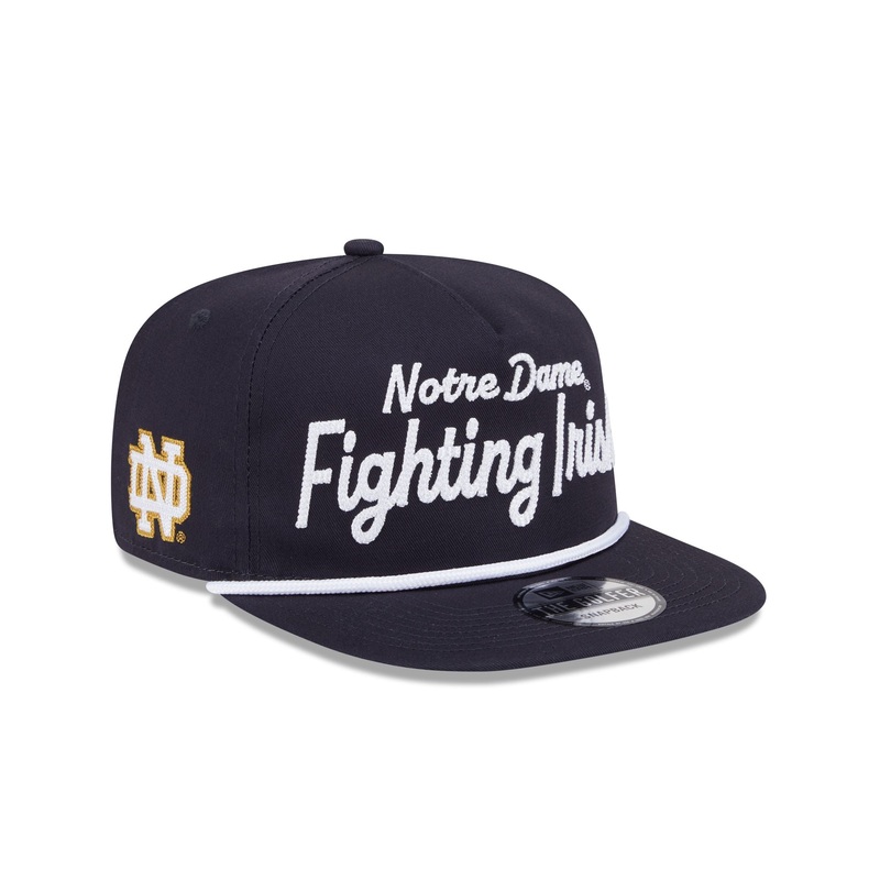 Notre Dame Fighting Irish Team Text Golfer Hat One Size