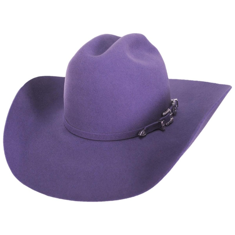 Punchy Wool Felt Western Hat MONTANA GRAPE 6 3/4