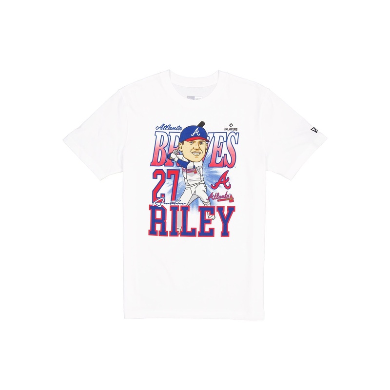 Atlanta Braves Austin Riley Caricature T-Shirt S