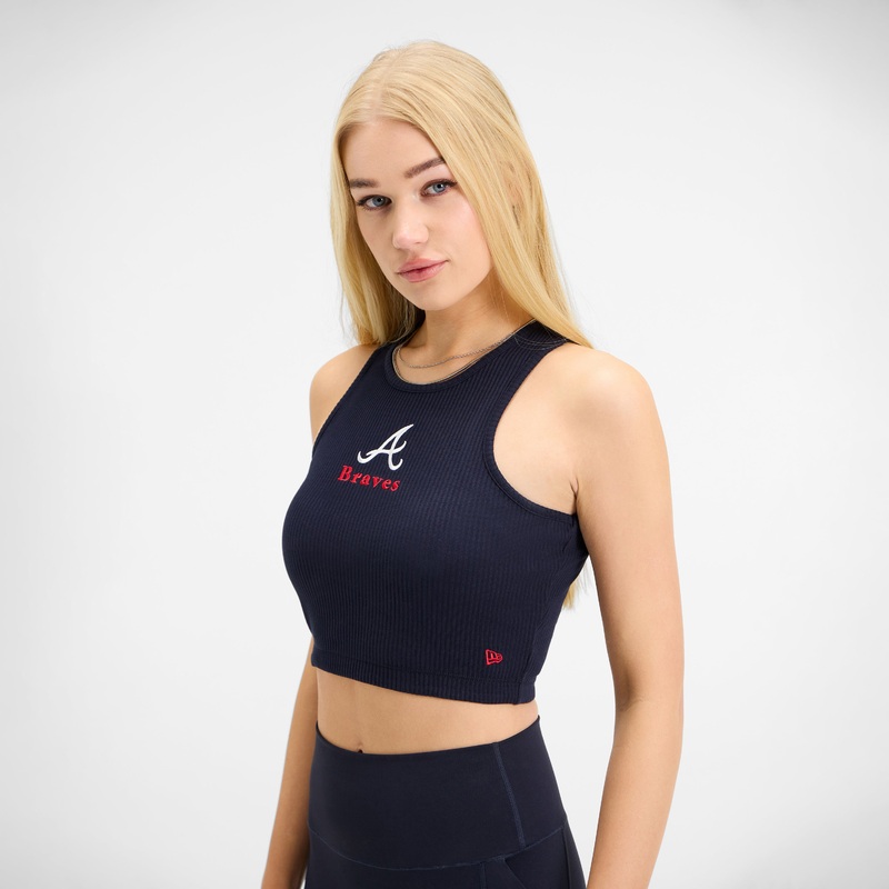 Atlanta Braves Leisure Cropped Women’s Tank Top XS