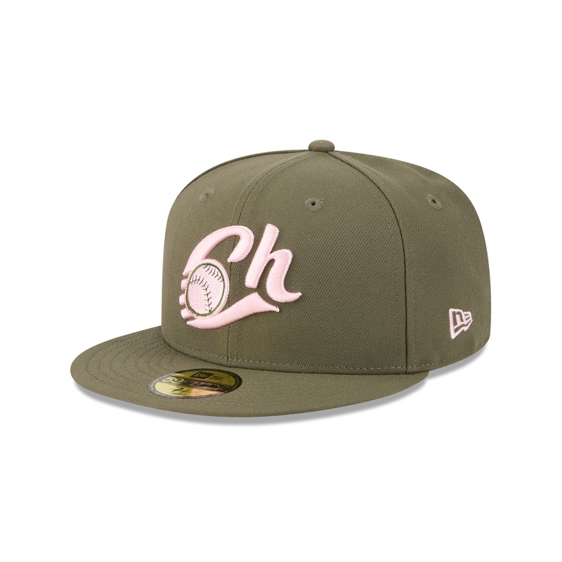 Charros de Jalisco Olive 59FIFTY Fitted Hat 7