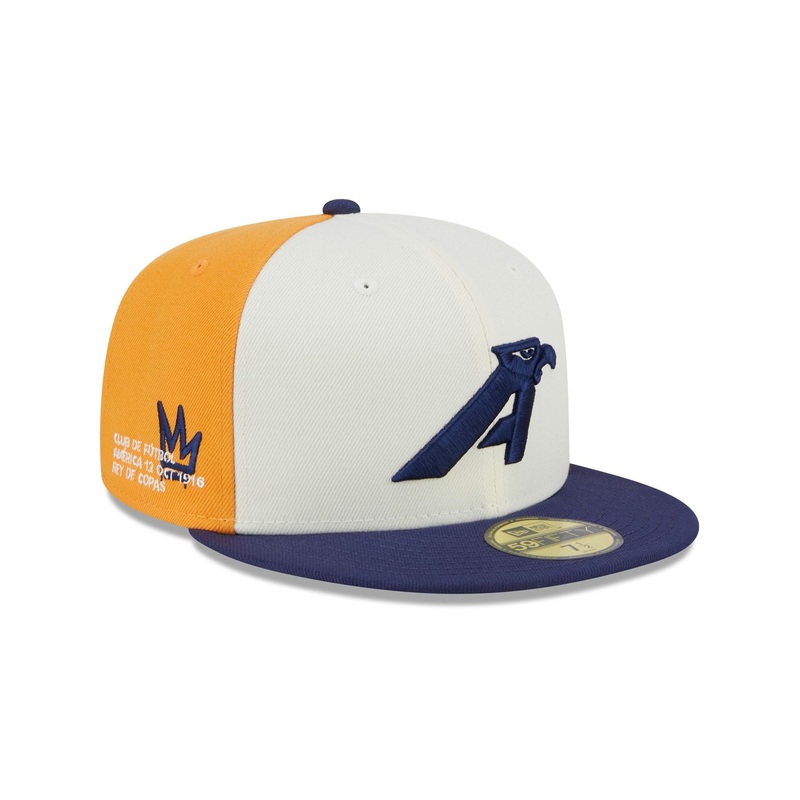Club Amrica Retro Logo 59FIFTY Fitted Hat 7
