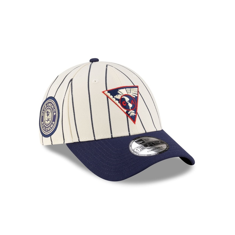 Club Amrica Retro Pinstripe 9FORTY Snapback Hat One Size