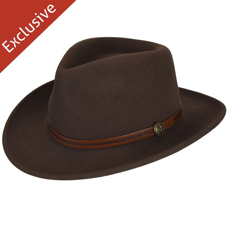Gadabout Outback Hat – Exclusive Distressed Brown L
