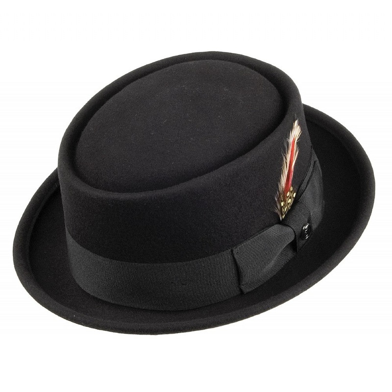 Jaxon & James Pork Pie Hat Black Wholesale Pack Prepack