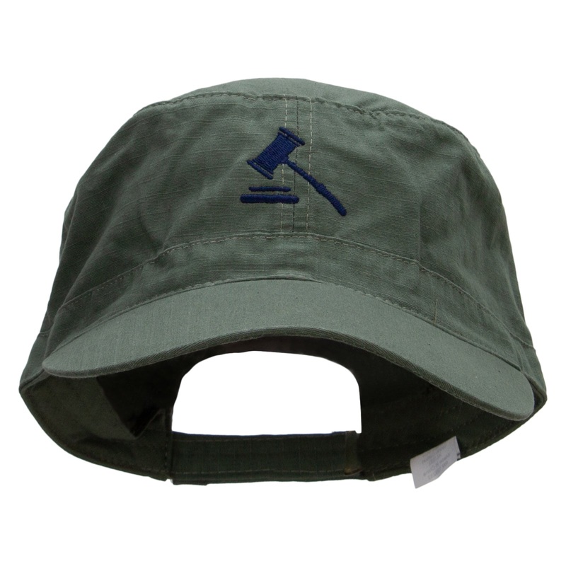 Justice Hammer Big Size Adjustable Ripstop Army Cap Olive XL-3XL