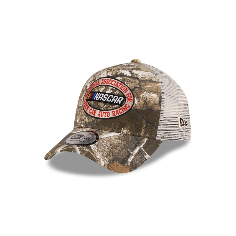 NASCAR Classics Realtree Camo 9FORTY A-Frame Trucker Hat One Size