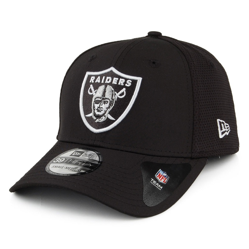 New Era 39THIRTY Las Vegas Raiders Baseball Cap – NFL Featherweight – Black Small/Medium