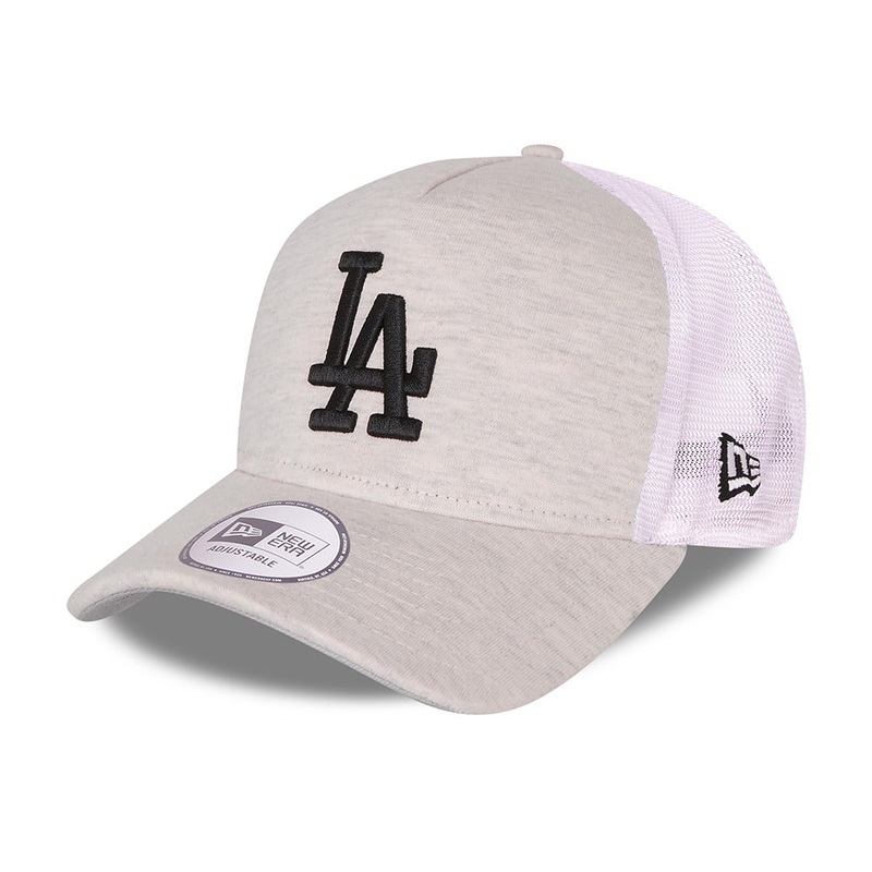 New Era L.A. Dodgers A-Frame Trucker Cap – MLB Jersey – Grey Adjustable