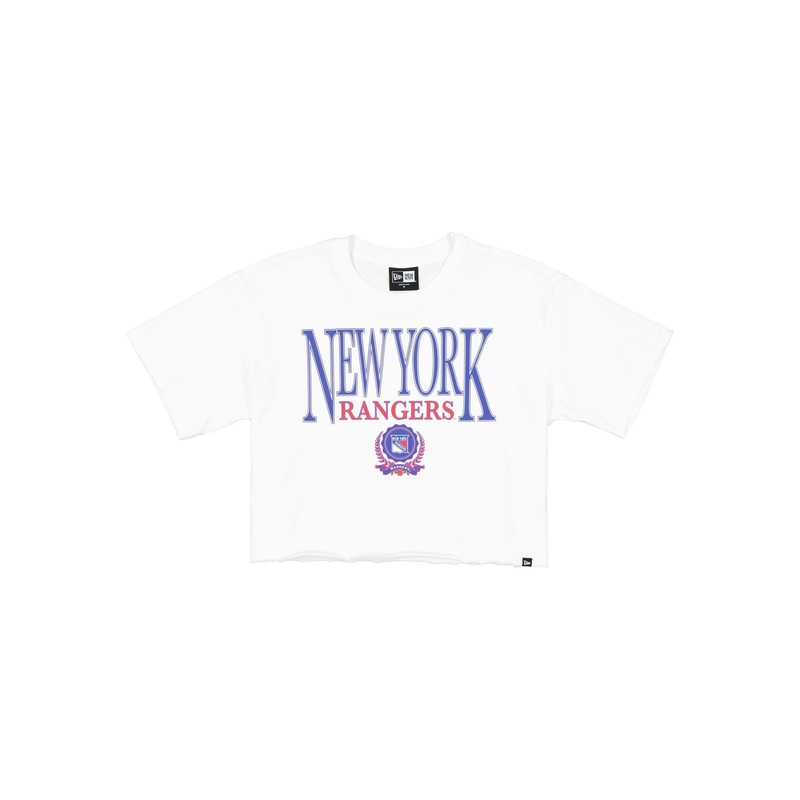 New York Rangers Throwback Prep Women’s Cropped T-Shirt XS