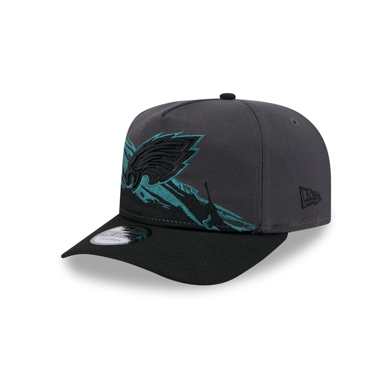 Philadelphia Eagles Graphite Brushstroke Golfer Hat One Size