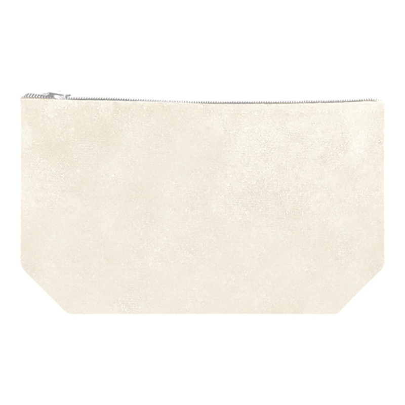Royal Apparel C1032ORG Organic Cotton Canvas Accessory Pouch Made in USA Natural One Size