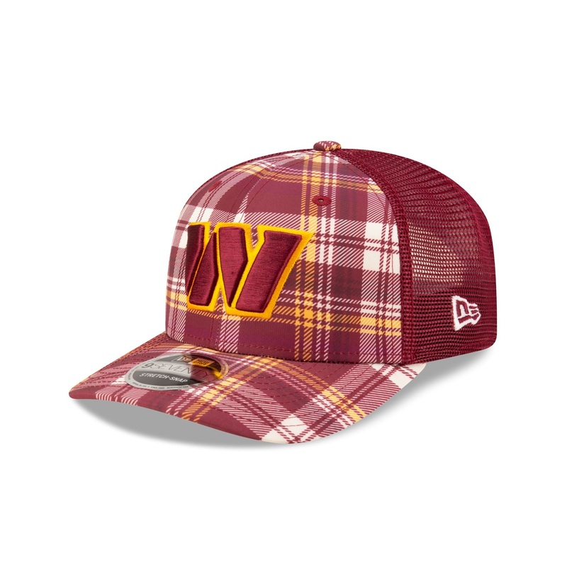 Washington Commanders 2024 Sideline Statement 9SEVENTY Stretch-Snap Hat One Size