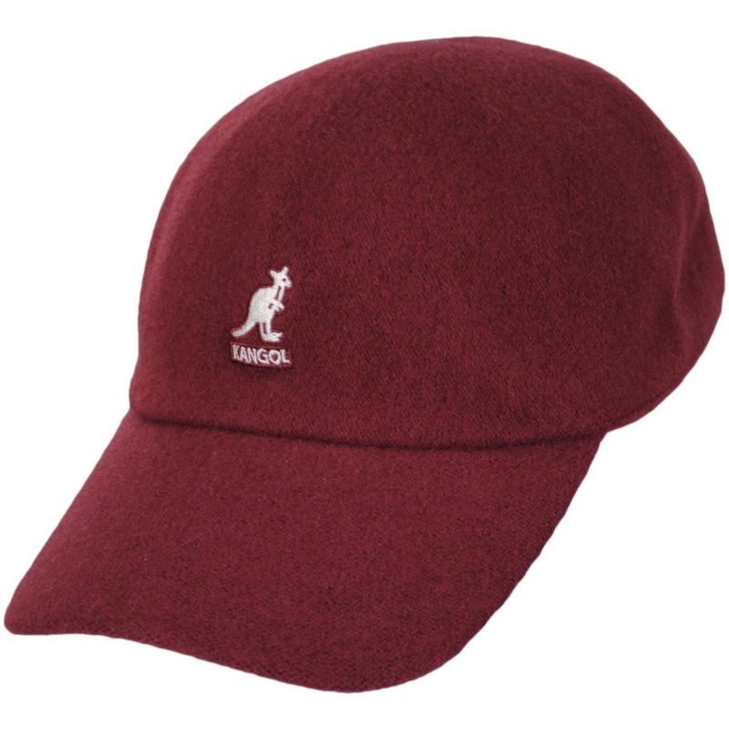 Wool Spacecap Fitted Baseball Cap – Cranberry CRANBERRY S