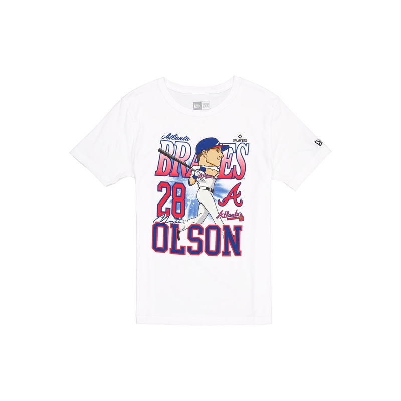 Atlanta Braves Matt Olsen Caricature T-Shirt S