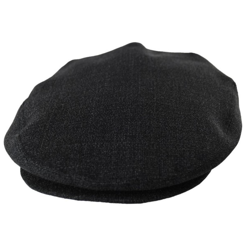 Branson Tweed Wool Ivy Cap BLACK S