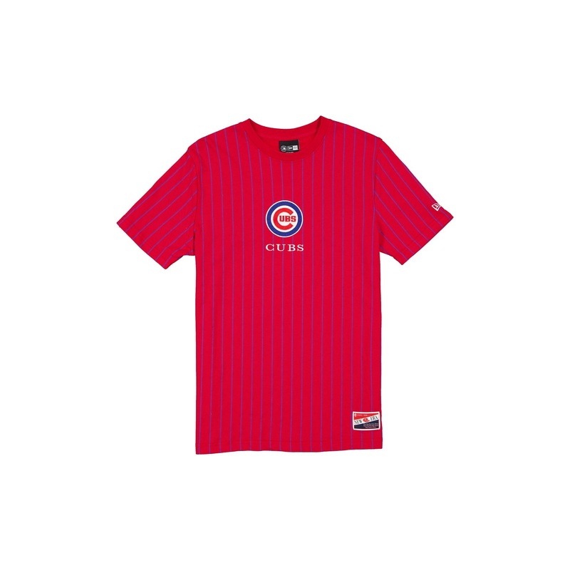 Chicago Cubs Throwback Pinstripe T-Shirt S