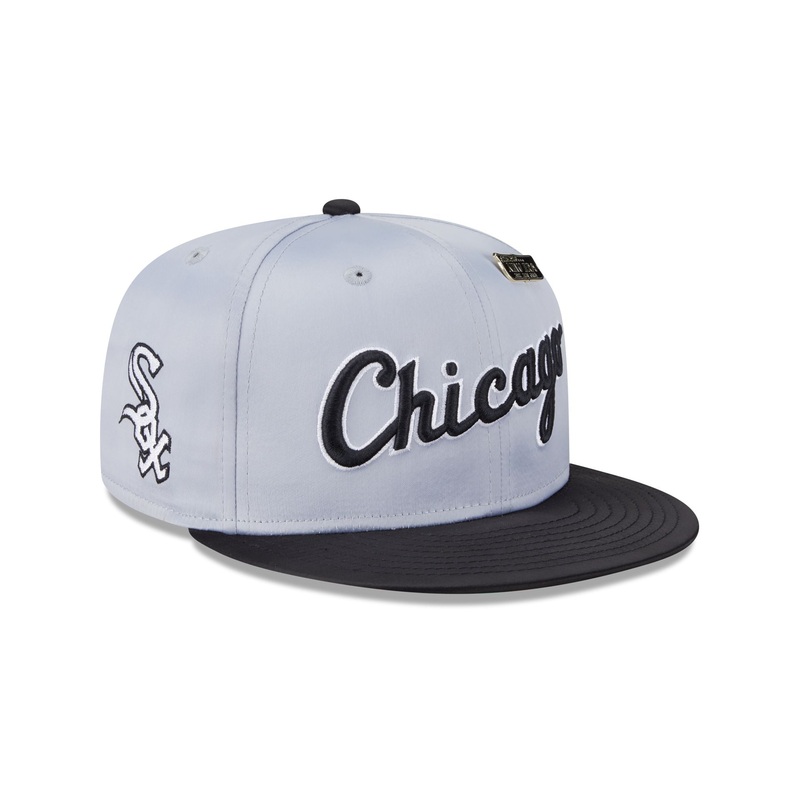 Chicago White Sox Satin Pin 9FIFTY Snapback Hat One Size