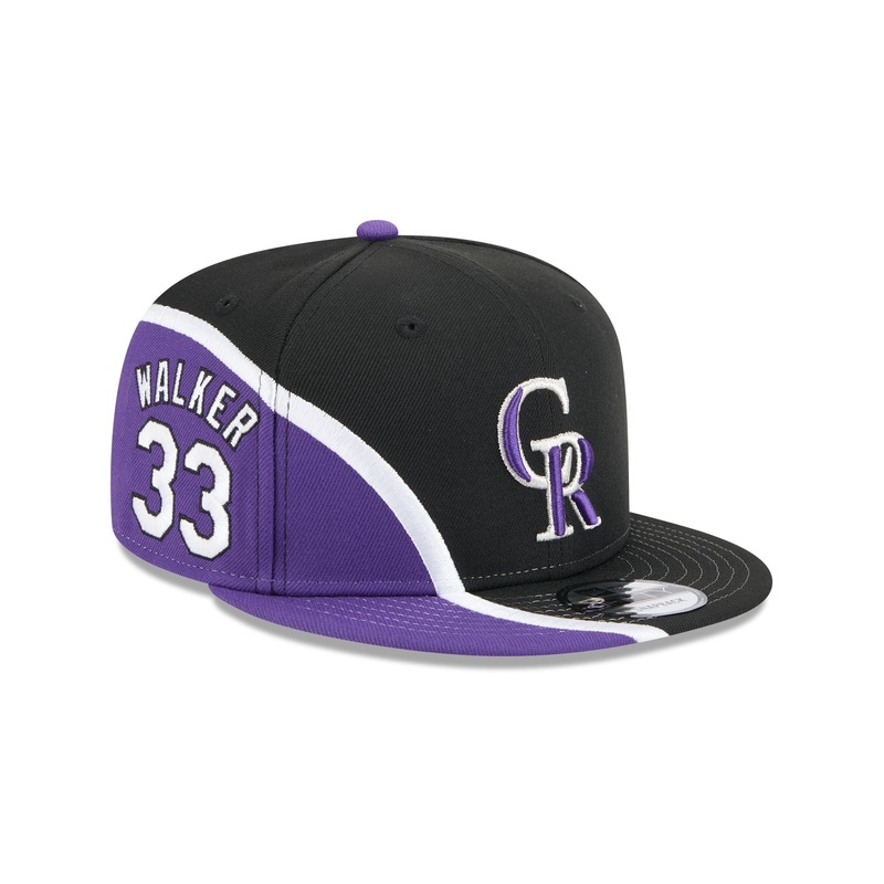Colorado Rockies Larry Walker 9FIFTY Snapback Hat One Size