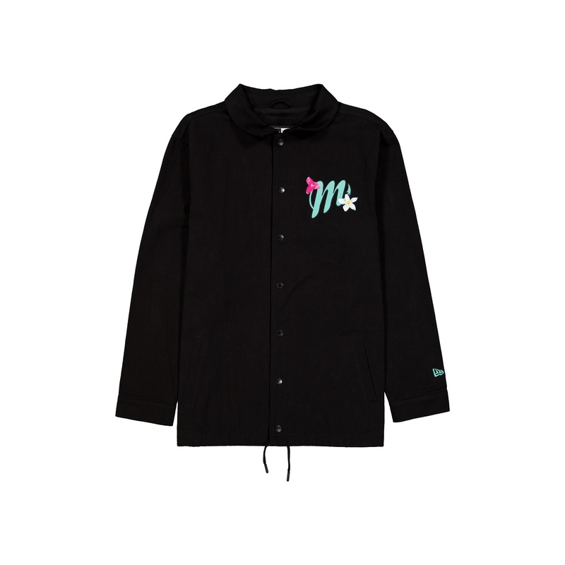 Diablos Rojos del Mxico Black Floral Jacket S