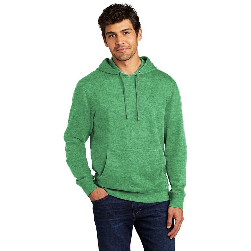 District DT6100 V.I.T. Fleece Hoodie – Heathered Kelly Green Heathered Kelly Green XS