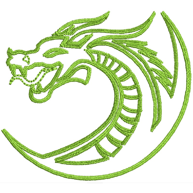 Dragon Outline Default Title One Size