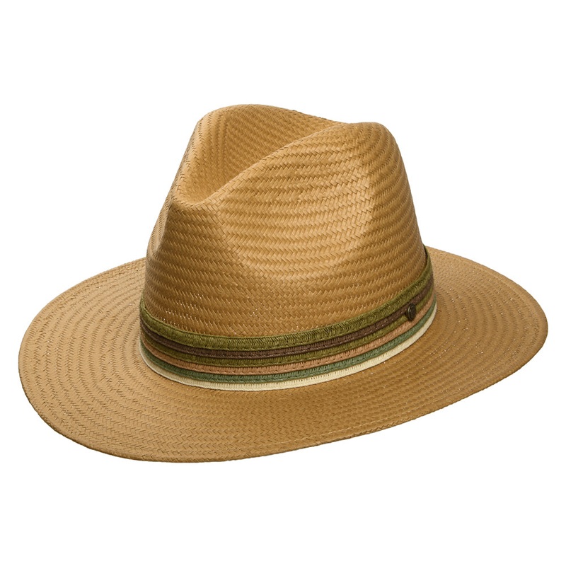 Failsworth Hats Corsica Toyo Straw Fedora Hat – Tobacco S