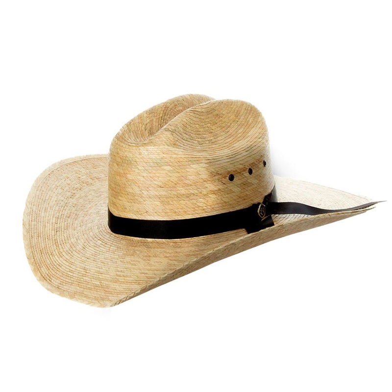 Hayes Braided Guatemalan Palm Cattleman Hat – Biltmore USA Natural OS