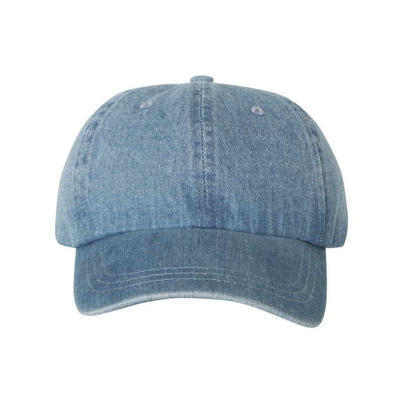 Mega Cap 7610 Washed Denim Cap Light Blue Denim
