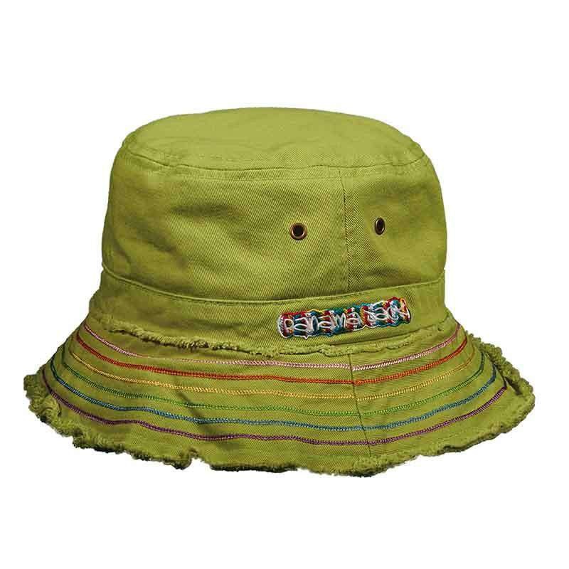Panama Jack Kids Twill Bucket Hat Green