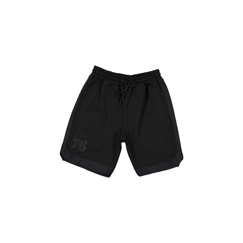 Philadelphia 76ers Black on Black Logo Select Shorts S