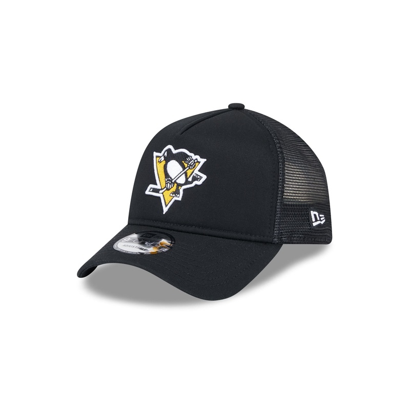 Pittsburgh Penguins 9FORTY A-Frame Trucker Hat One Size