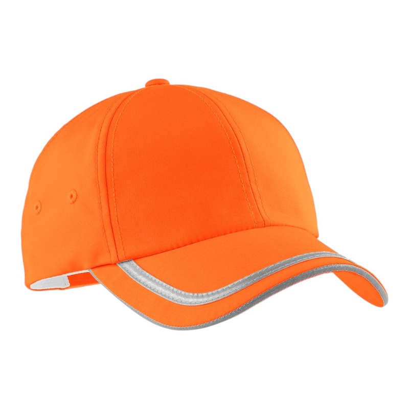 Port Authority C836 Enhanced Visibility Cap SafetyOrange