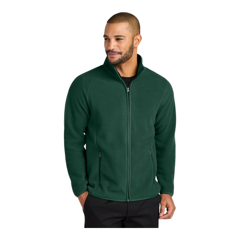 Port Authority F700 Raglan Fleece Jacket Dark Green XS